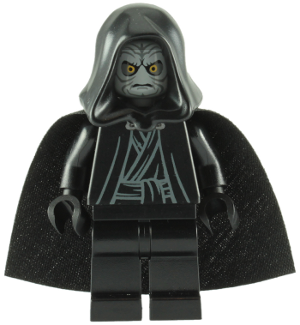 Минифигурка Lego Emperor Palpatine - Light Bluish Gray Head, Black Hands sw0210