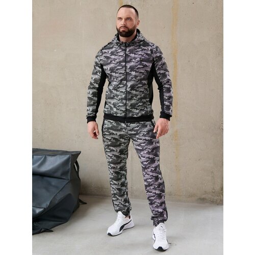 Костюм Galaktika, размер 3XL, серый