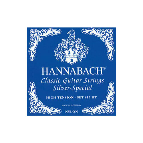 Струны для классической гитары Hannabach 815HT Blue Silver Special струны hannabach e231mt