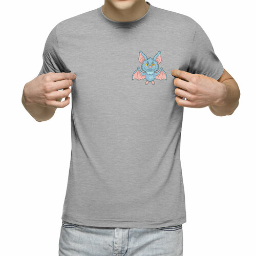 Футболка Us Basic, размер S, серый мужская футболка котик летучая мышь s синий