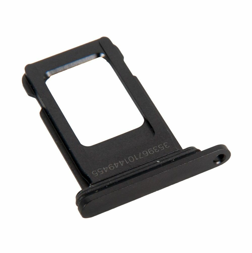Держатель (лоток) SIM карты для iPhone 11 черный — фото 7