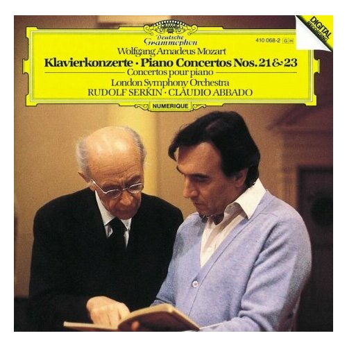 Компакт-Диски, Deutsche Grammophon, CLAUDIO ABBADO - Mozart: Piano Concertos Nos.21 & 23 (CD) audio cd mozart piano concertos nos 14 17 21 26 maria joão pires piano claudio abbado 2 cd