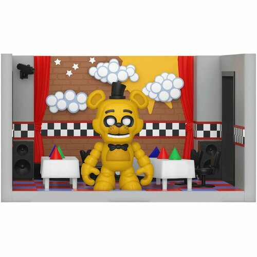 фото Игровой набор funko five nights at freddy's - snaps! - golden freddy with stage 64923