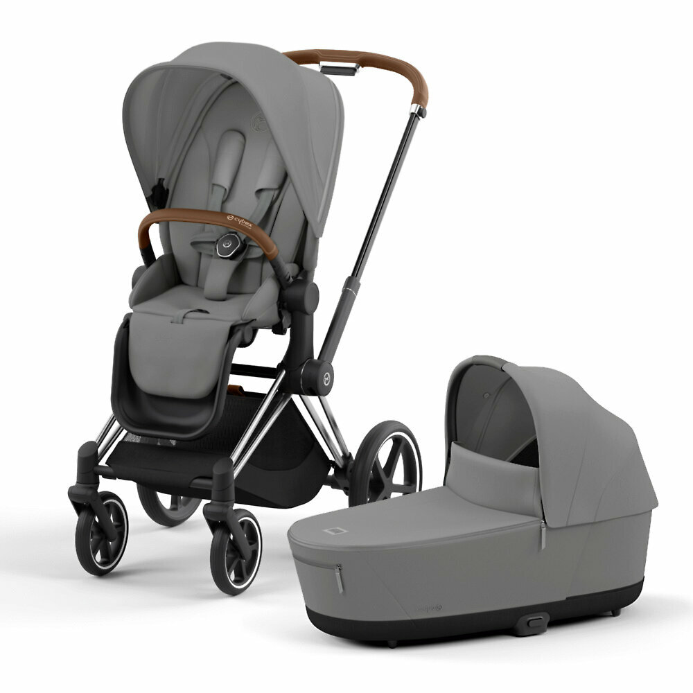 Коляска 2в1 Cybex Priam IV, цвет Mirage Grey / Chrome Brown