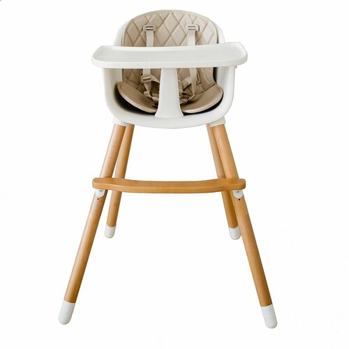 Стул BABYROX для кормления Feeding chair белый с бежевым сидением 192  - купить