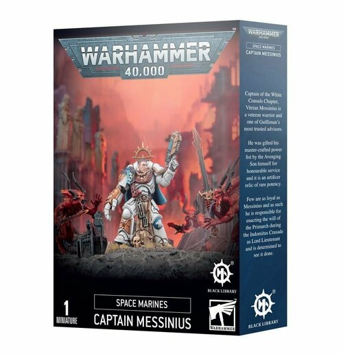 Набор миниатюр для настольной игры Warhammer 40000 - Space Marines Captain Messinius
