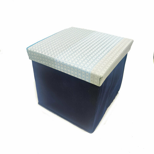 Пуфик куб складной для хранения вещей 32x30x30см детский