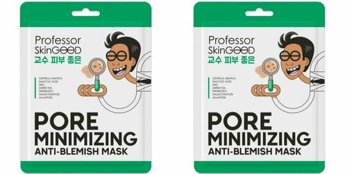 Professor SkinGOOD Маска для проблемной кожи Pore Minimizing Anti-Blemish Mask,2 шт