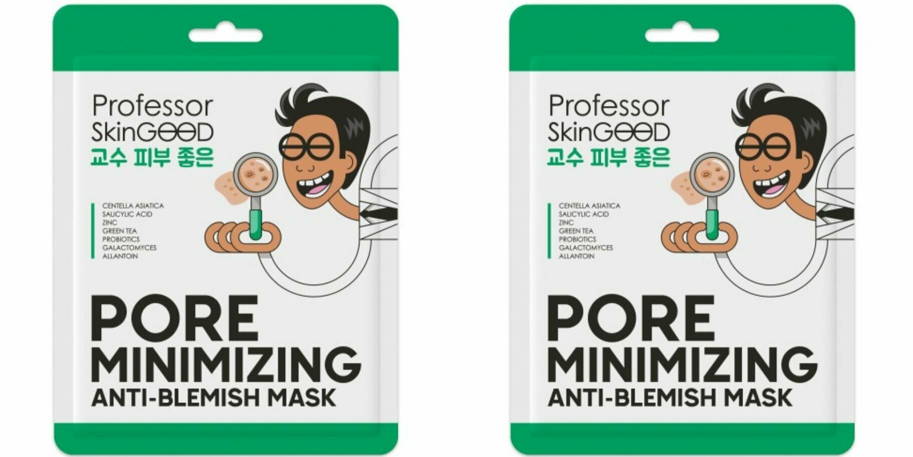 Professor SkinGOOD Маска для проблемной кожи Pore Minimizing Anti-Blemish Mask,2 шт