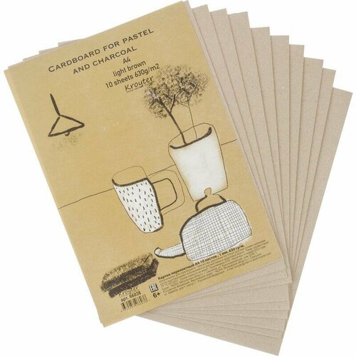 Картон переплетный Kroyter (А4, 10 листов)