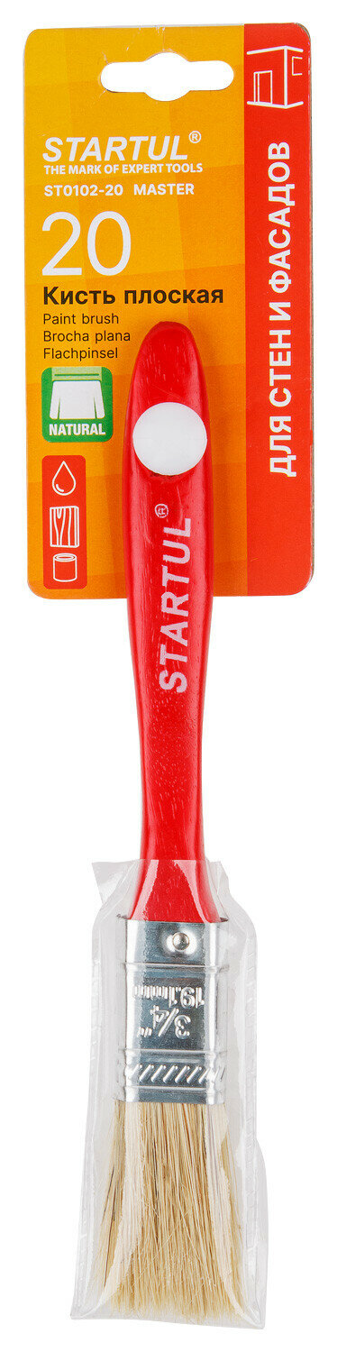 Кисть плоская STARTUL Master 20 мм (ST0102-20)