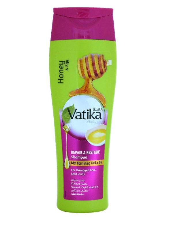 Vatika шампунь Honey and Egg Repair and Restore, 400 мл + 33%
