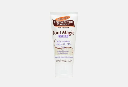 Скраб для ног отшелушивающий с маслом какао и витамином е palmers cocoa butter formula foot magic scrub