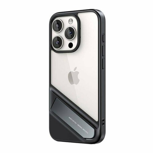 ClipCase UGREEN LP739 (25406) Kickstand Protective Case для iPhone 15 Pro 6.1'. Цвет: для Apple iPhone 15 Pro 6.1" черный