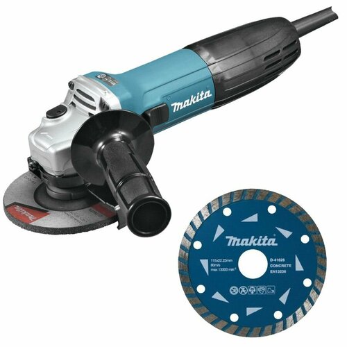 Угловая шлифовальная машина Makita GA4530R электроинструмент, подарок на день рождения мужчине, любимому, папе, дедушке, парню