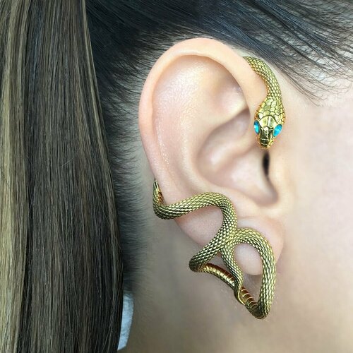 Серьги-трансформеры Starfallshop фианит циркон Swarovski Zirconia металл размер 65 мм золотойсиний 2750₽