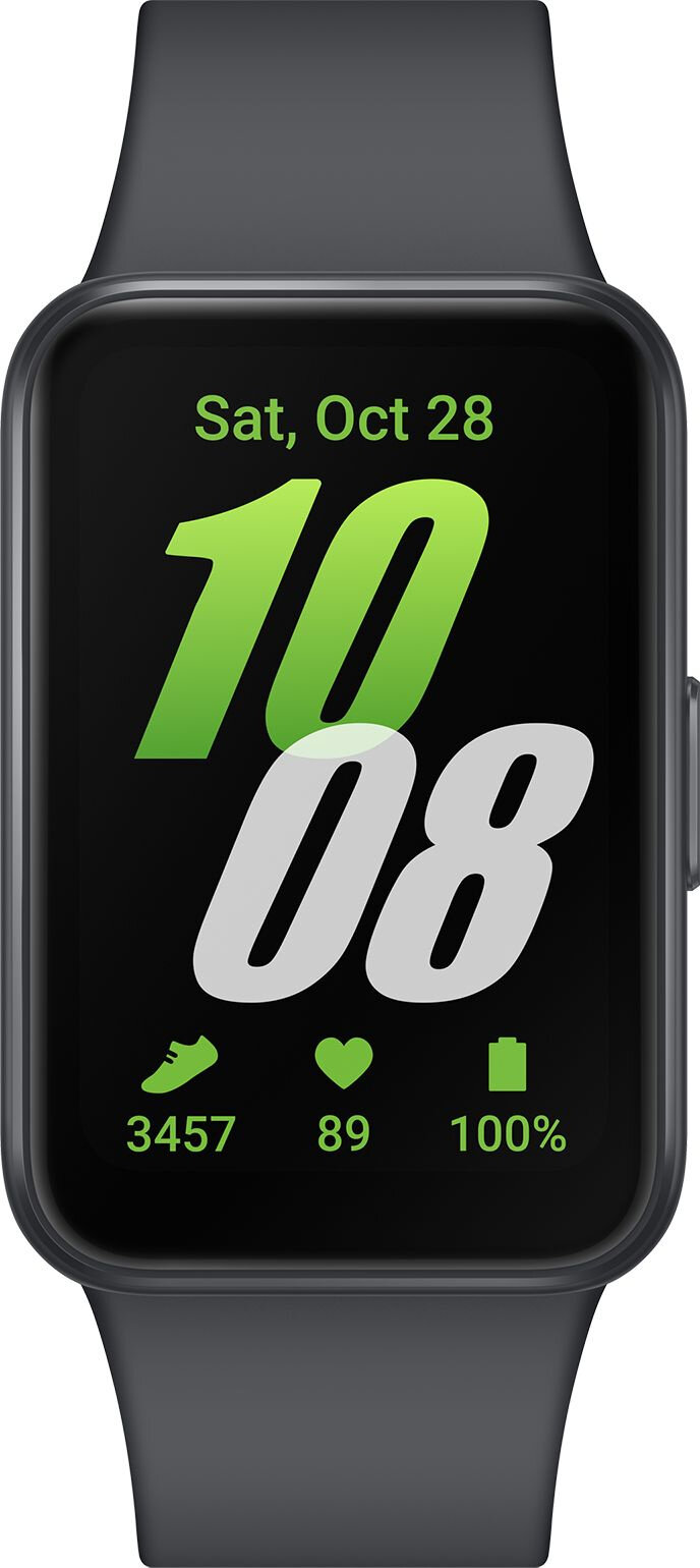 Смарт-часы Samsung Galaxy Fit 3 SM-R390 1.6 AMOLED корп. графитовый рем. графитовый разм. брасл: M/L (SM-R390NZAACIS)