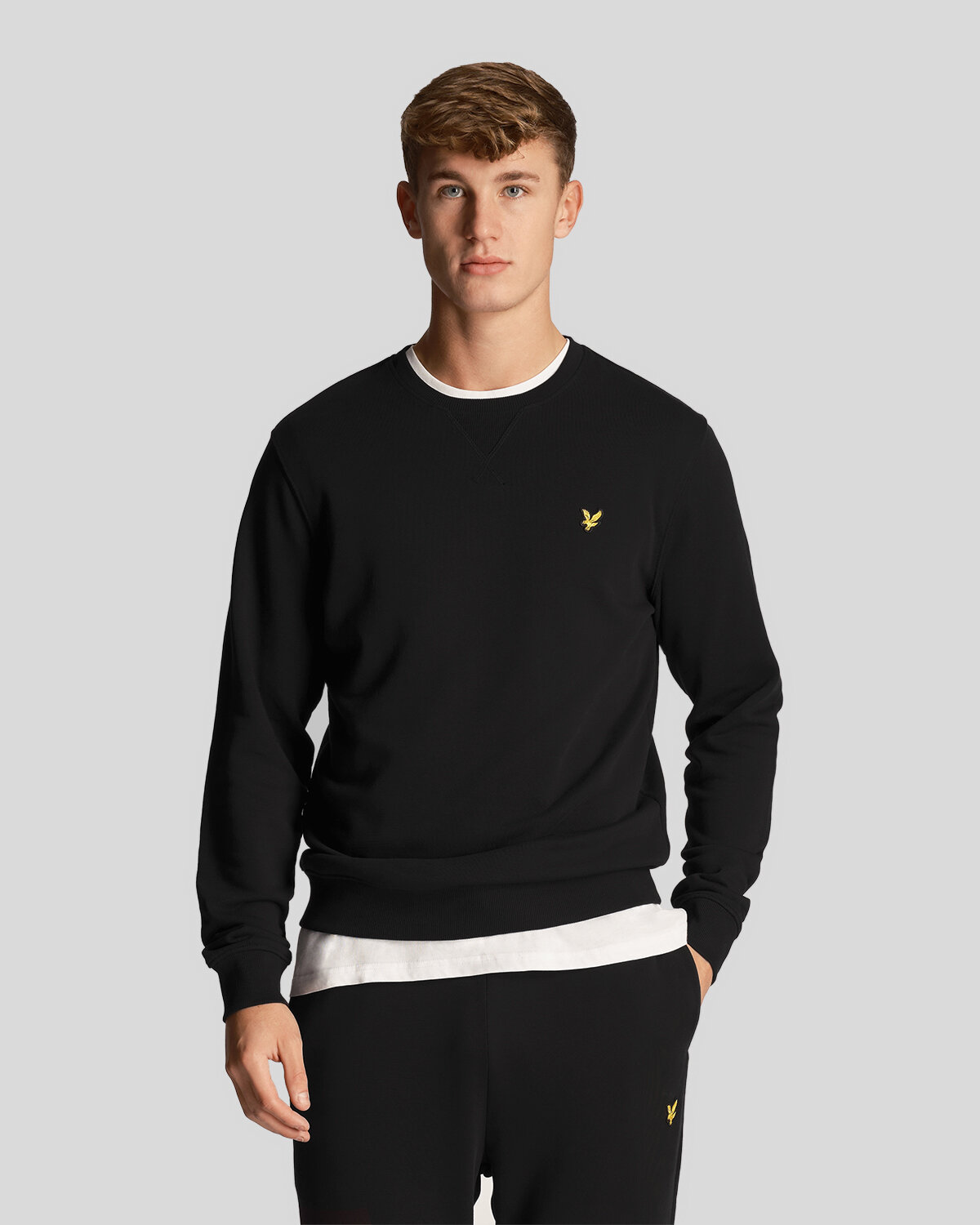 Свитшот "Crew Neck Sweatshirt" мужской базовый хлопок 100%