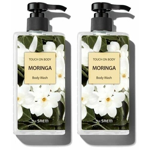 The Saem Гель для душа Touch On Body Moringa Body Wash, 300 мл, 2 шт