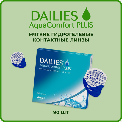 Изображение товара Alcon Dailies Aqua Comfort Plus (90 линз) -1.75 R 8.7