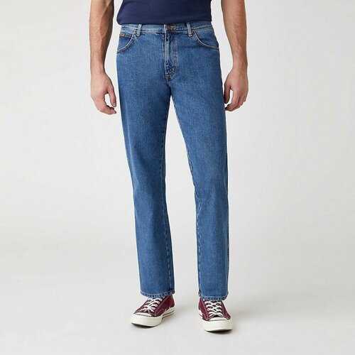Джинсы Wrangler TEXAS, размер 36/30, синий джинсы wrangler texas мужчины w1219237x 36 30