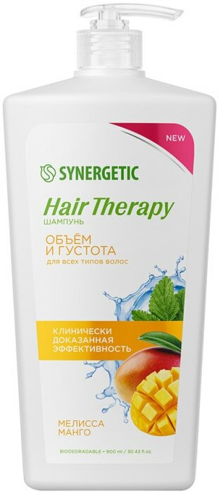 Шампунь для волос Synergetic Hair Therapy Объем и густота 900мл