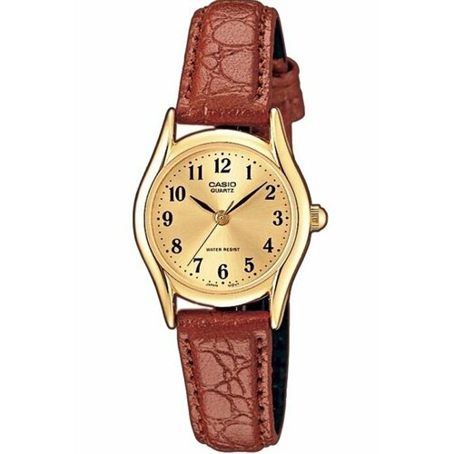 Наручные часы CASIO, коричневый, золотой