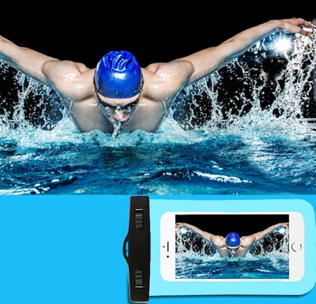 Водонепроницаемый чехол для смартфонов Waterproof Case Blue