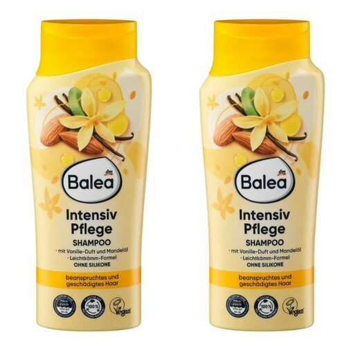 Balea Шампунь для волос Intensiv Pflege 300 мл 2 шт 1205₽