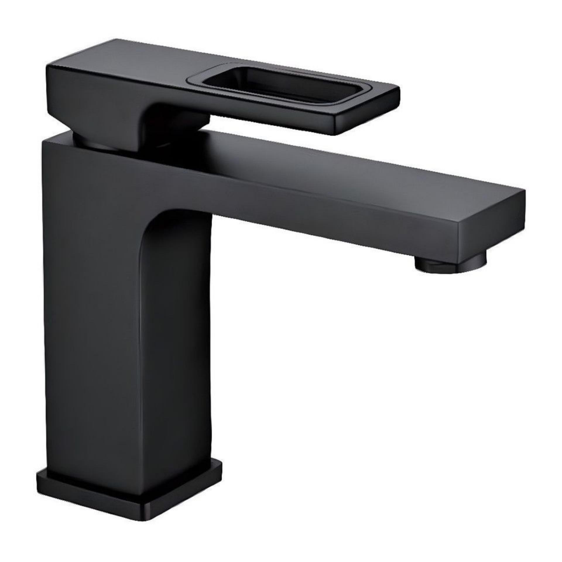 Смеситель для раковины с фиксированным изливом GAPPO G1017-6 латунь, черный