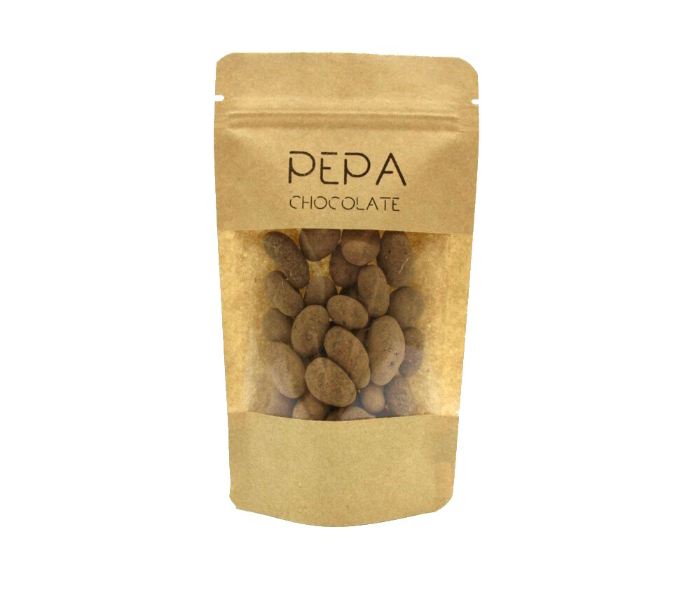 Какао-бобы в Bean to Bar шоколаде 75г PEPA CHOCOLATE