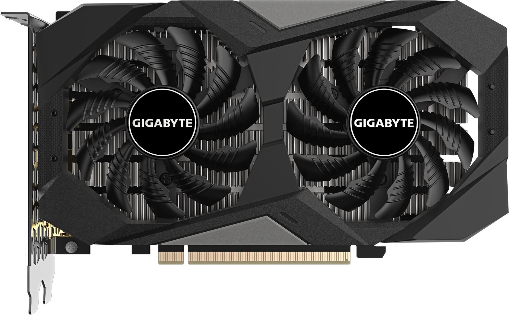 GIGABYTE Видеокарта Gigabyte PCI-E 4.0 GV-N3050WF2OC-6GD NVIDIA GeForce RTX 3050 6Gb 96bit GDDR6 1477/14000 HDMIx2 DPx2 HDCP Ret GV-N3050WF2OC-6GD