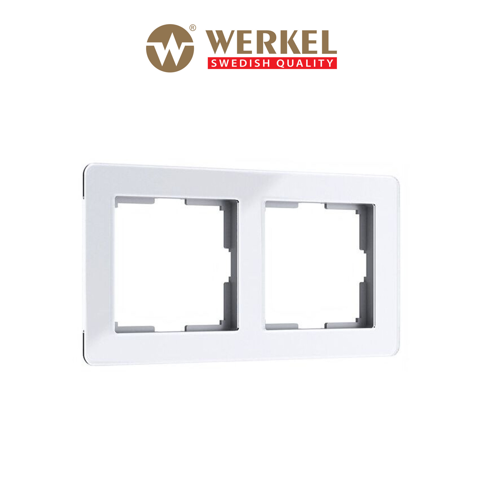 Рамка на 2 поста Acrylic Werkel W0022701 белый