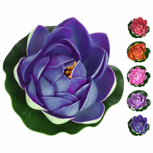 Растение искусственное Плавающий цветок 10см в асс-те 819₽