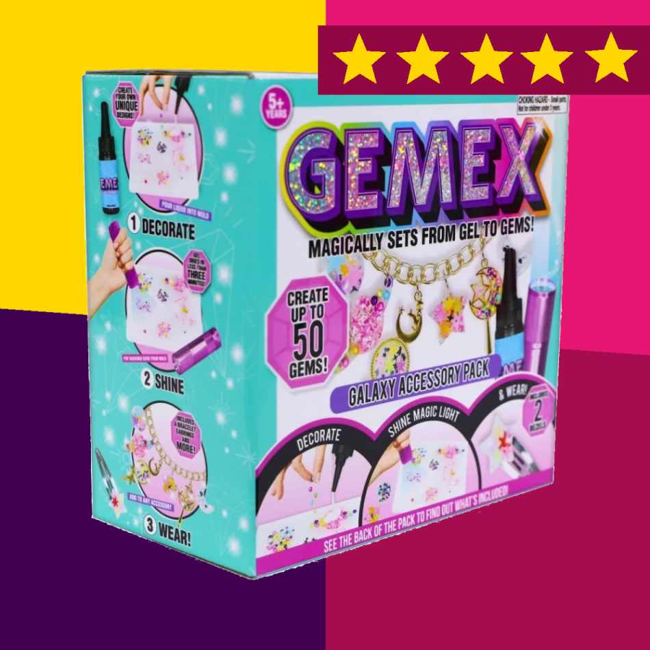 Набор для создания украшений Gemex Galaxy Фиолетовый 16 см / гемекс