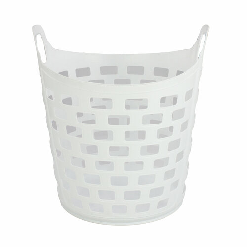 Корзина для белья 35 л 444045 см цвет белый Baizheng 1099₽