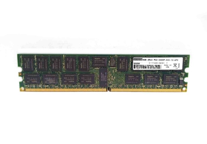 Оперативная память для серверных плат Hynix DDR2 4Gb PC2-5300P HY5PS14G431C