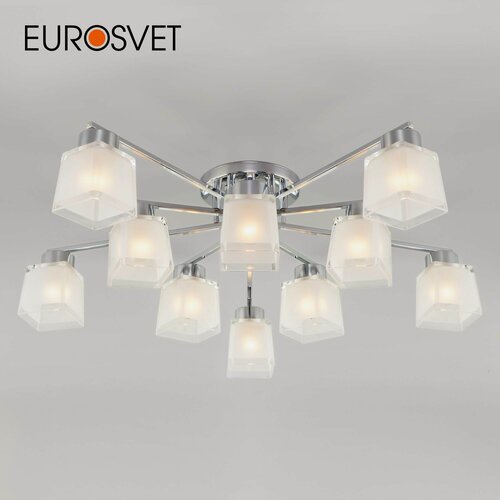 Изображение товара Люстра / Потолочный светильник со стеклянными плафонами Eurosvet Delfi 30162 хром IP20
