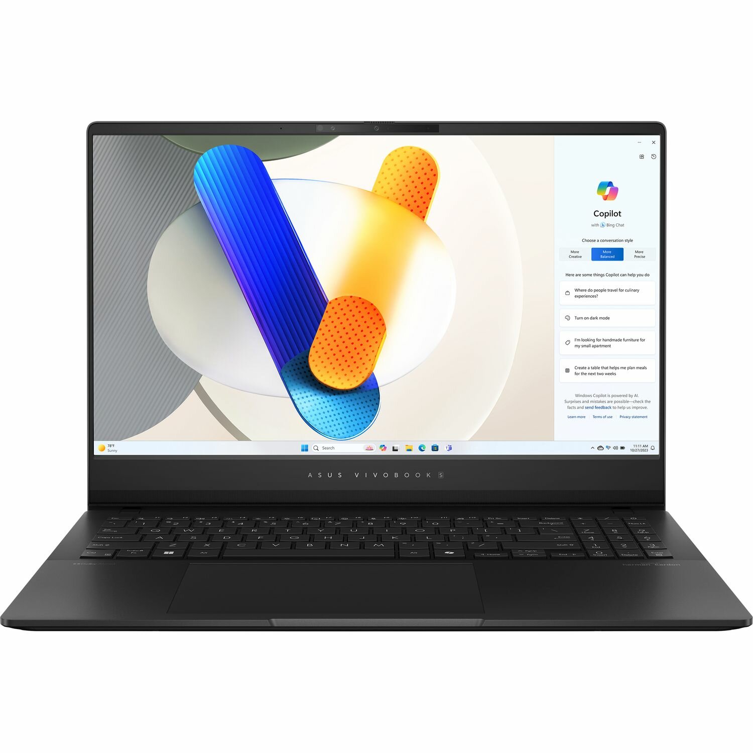 Ноутбук ASUS VivoBook S15 OLED S5506MA-MA070W 15.6" (90NB14E1-M00550)