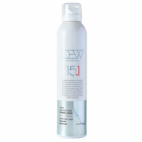 Спрей мусс 15 в 1 для ухода за волосами DEW Professional, 300мл