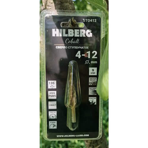 Сверло ступенчатое 4-12мм кобальт HILBERG 1100₽