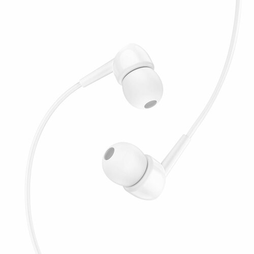 Наушники Hoco M99 проводные вакуумные микрофон 12 м белые 388₽