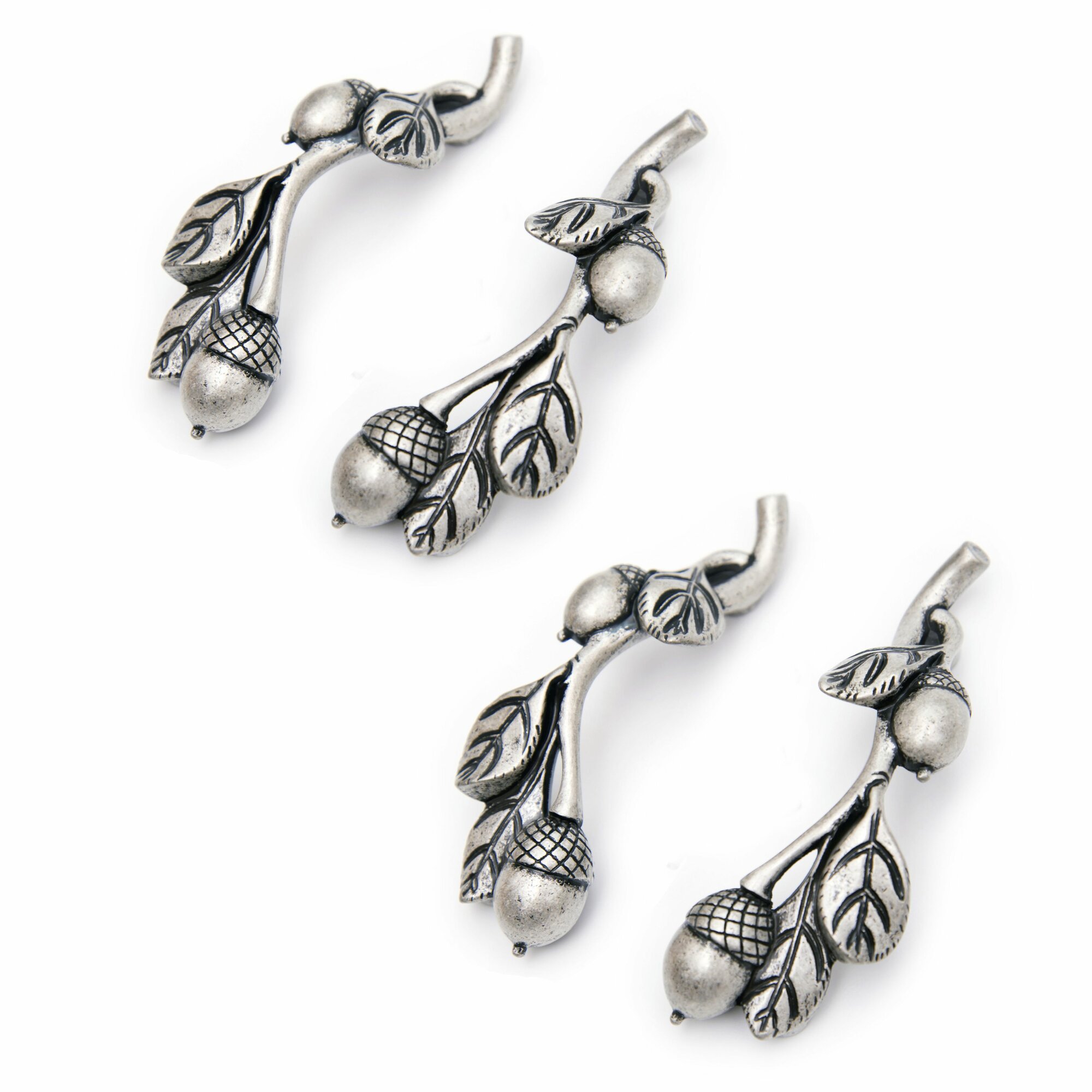 Ручкаскоба BOYARD мебельная Ветка желудя 2 пары LR