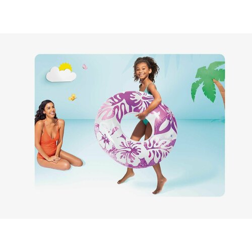 Круг надувной фиолетовые листья 91 см 865₽