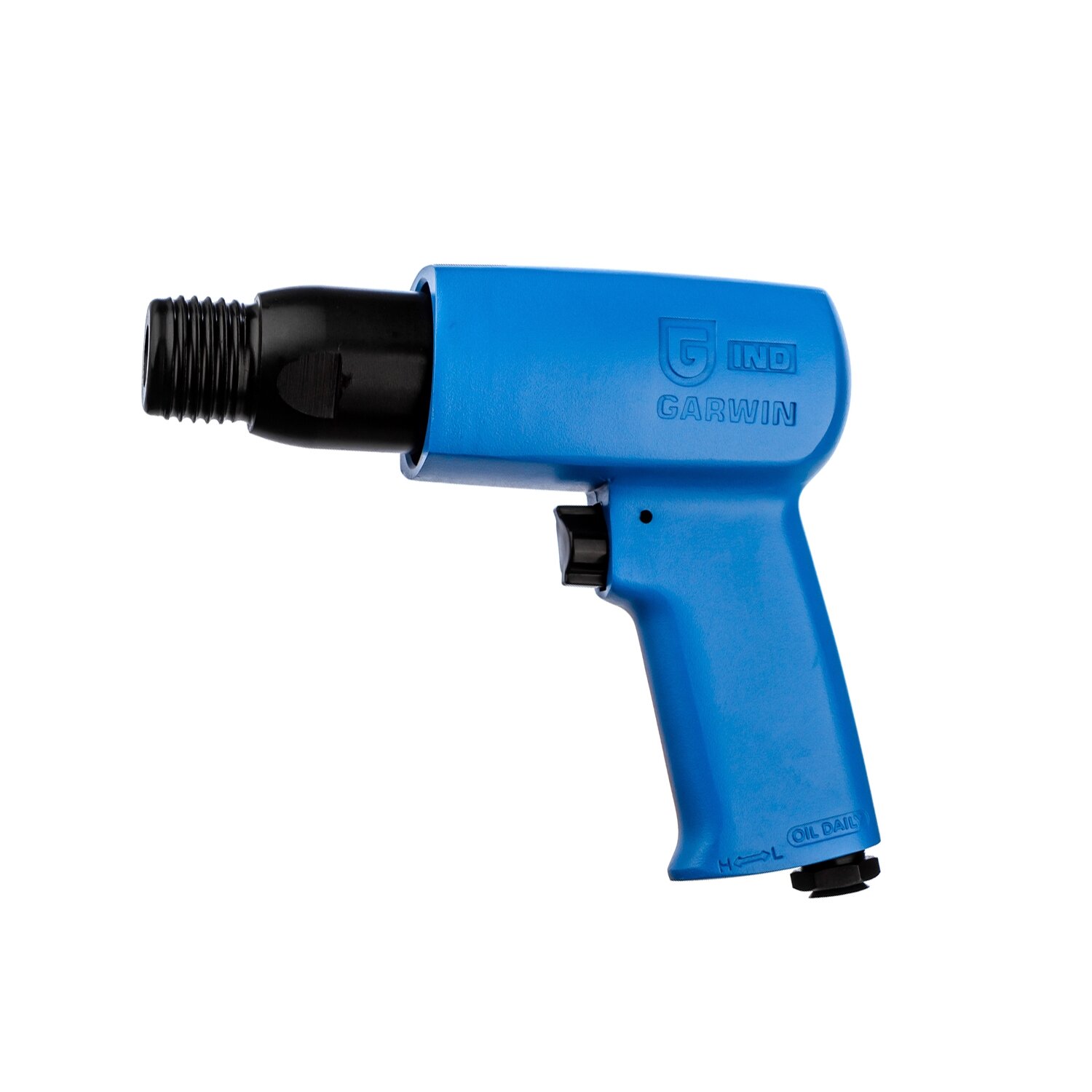 Изображение GARWIN INDUSTRIAL 804030-57-4000H Молоток пневматический с 5-ю зубилами 185 мм Энерг. уд. 7,2 Дж, HEX (H10)