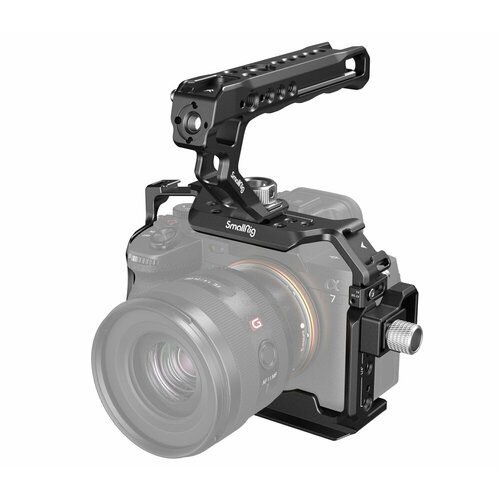 Комплект SmallRig 3668B для Sony A7S III, A7 IV, A7R V, A1: клетка, ручка и фиксатор кабеля черный