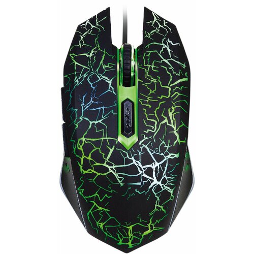 Мышь Оклик 896G черный оптическая 12800dpi USB для ноутбука 5but 840₽