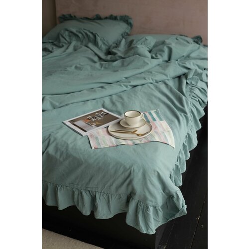 Комплект постельного белья Go.Love, Лен+Хлопок, двуспальный, наволочки 50x70