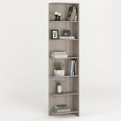 Изображение товара Стеллаж угловой МагМебель В20 правый ясень шимо светлый