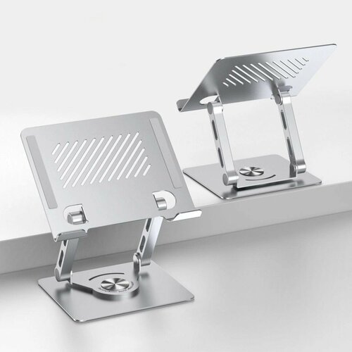 Держатель для планшетов 360-degree rotating tablet stand space silver